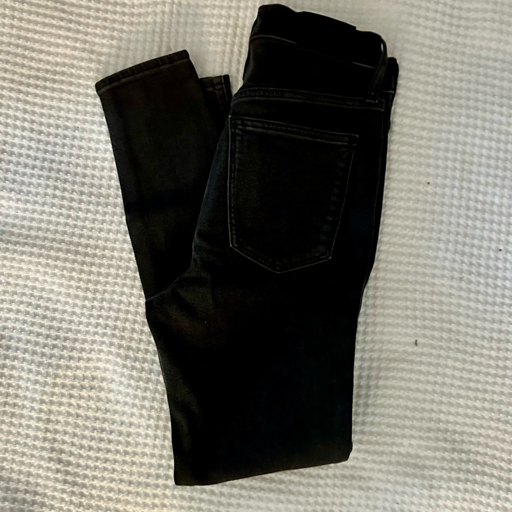 Madewell black 10” high rise skinny jean - size 30 - Picture 2 of 3